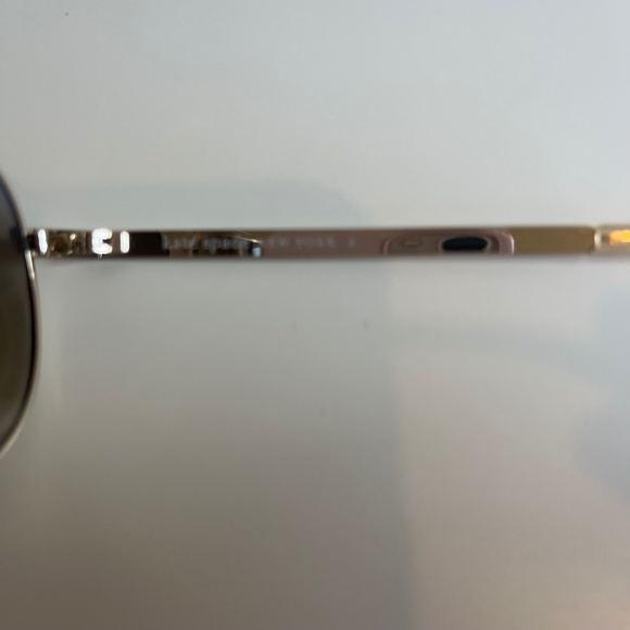 NEW Kate Spade New York Emmaline Sunglasses Gold Metal Aviators main image 4